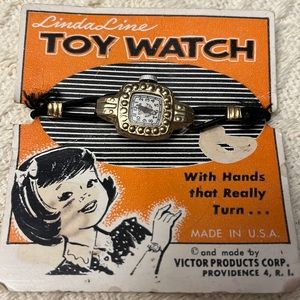 NEW Linda Line TOY WATCH and made by Victor Products Corp. Providence 4, R.I.